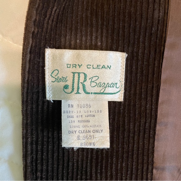 Vintage Sears chocolate brown corduroy blazer Medium - Picture 7 of 7